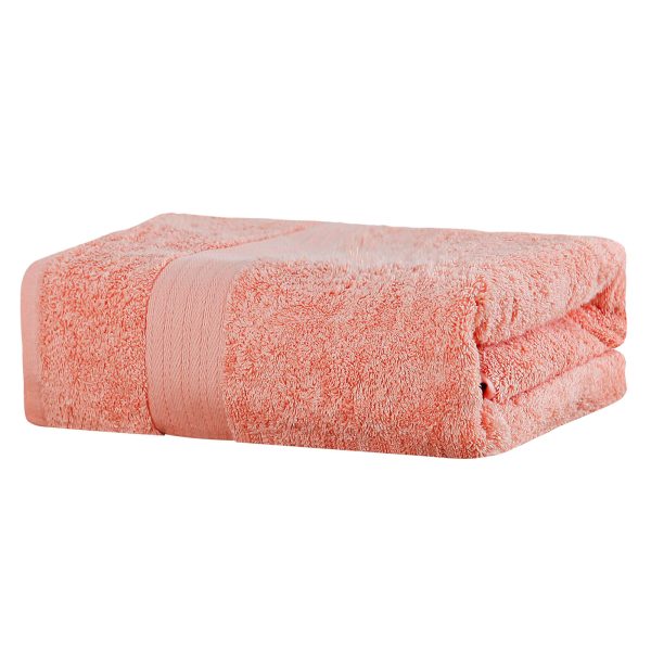 Extra Large Bath Sheet Towel 89 x 178cm – Coral