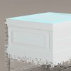 Cubes Storage Folding Shoe Box With 2 Column & 20 Grids & 10 Brown Door