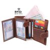 Genuine leather men wallets High-quality Multi card short wallet Men’s Cow Leather RFID Card Holder