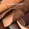 Genuine Leather Wallet Purse Bag Case Holder Key Ring Pouch Bag Safe Hanger (Burgundy)