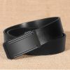 Men’s Real Leather Belt Luxury Business Automatic Belt Designer Genuine Leather Belts (TS-1)