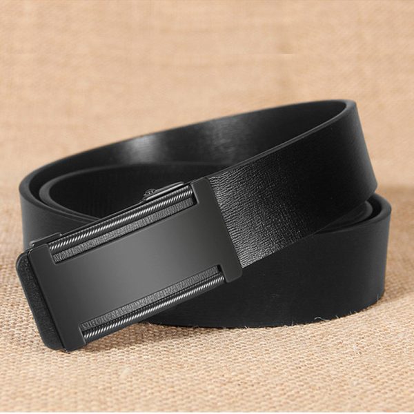 Men’s Real Leather Belt Luxury Business Automatic Belt Designer Genuine Leather Belts (TS-2)