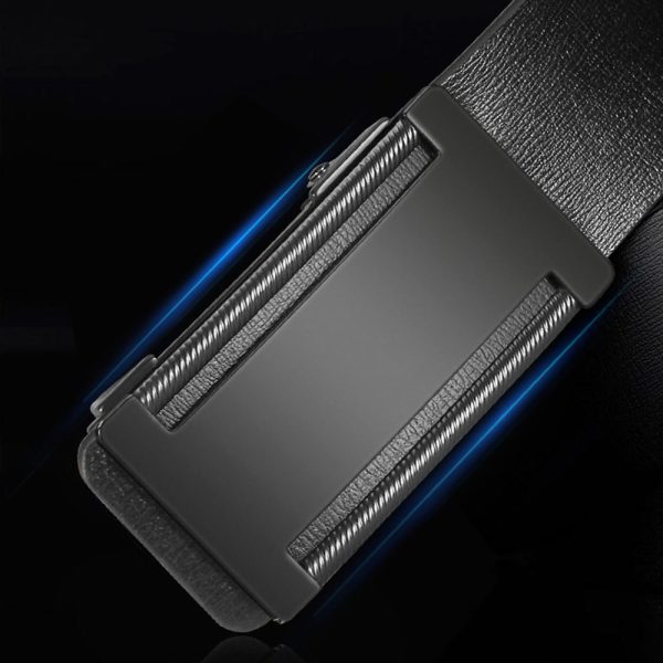 Men’s Real Leather Belt Luxury Business Automatic Belt Designer Genuine Leather Belts (TS-10)