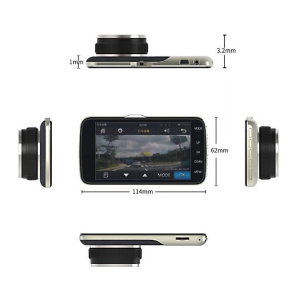 1080P Car Dash Camera Dual Front and Rear Video DVR Recorder Night Vision Kit