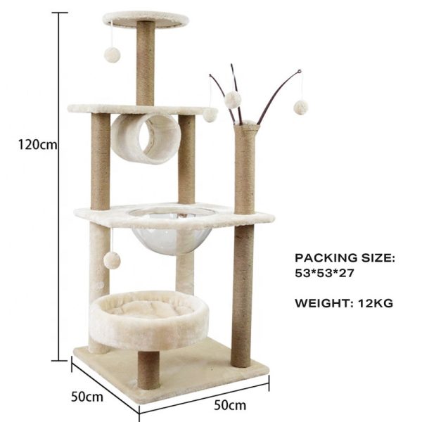Cat Tree Scratching Post Scratcher Tower Condo House Furniture Bed Stand