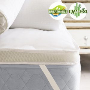 airmax bamboo mattress topper 1000gsm queen