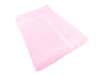 softouch ultra light quick dry premium cotton bath mat 900gsm baby pink