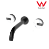 2021 New Marble Stone handle matte black wall taps 1/4 turn matte black pattern