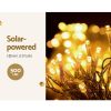 Solar Christmas Lights 12.5M 500 LED Icicle Light Decorations