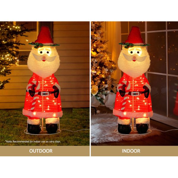Christmas Lights 96 LED 120cm Fairy Light Santa Decorations