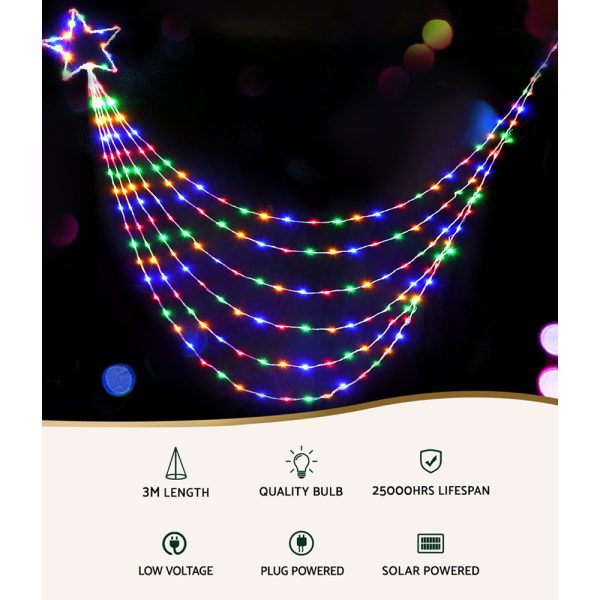 Solar Christmas Lights 3M 200 LED String Fairy Light Decorations
