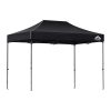 Gazebo Pop Up Marquee 3×4.5m Outdoor Tent Folding Wedding Gazebos Black
