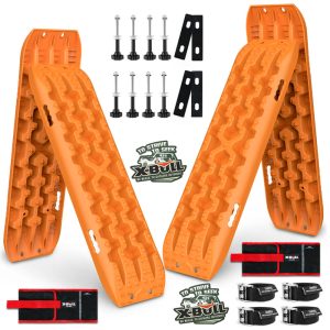 X-BULL Recovery tracks Boards 10T 2 Pairs Sand Mud Snow With Mounting Bolts pins