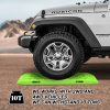 X-BULL 2PCS Recovery Tracks Snow Tracks Mud tracks 4WD With 4PC mounting bolts Green