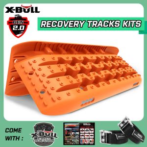 X-BULL Recovery tracks Sand tracks 2pcs Sand / Snow / Mud 10T 4WD Gen 2.0 – Orange