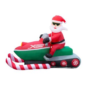 Local Pickup - Christmas By Sas 3.65m Santa & Jet Ski Built-In Blower Bright LED Lighting