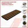 Car Driveway Curb Ramp Rubber 10,000 Kg Industrial Capacity