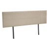Linen Fabric King Bed Headboard Bedhead – Beige
