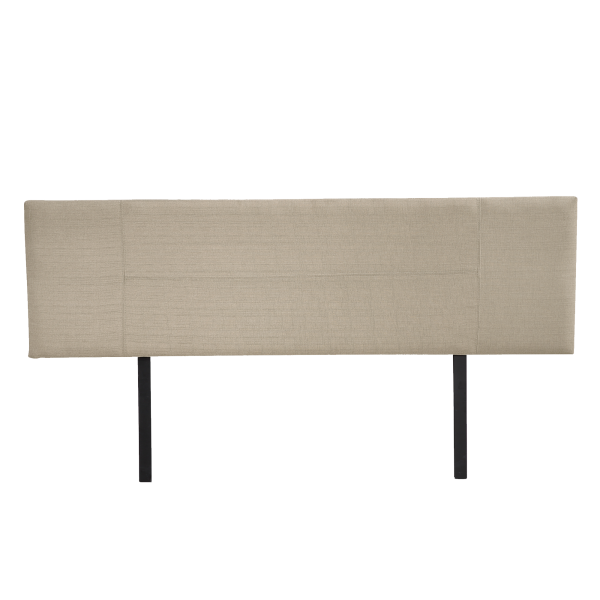 Linen Fabric King Bed Headboard Bedhead – Beige