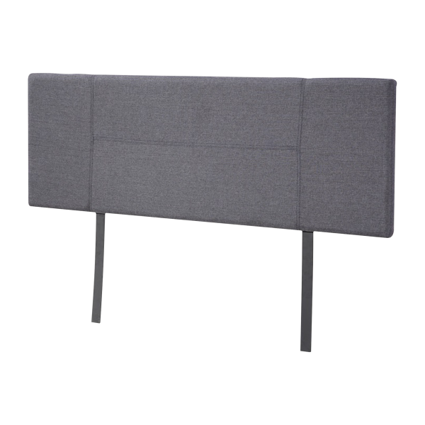 Linen Fabric Double Bed Headboard Bedhead – Grey