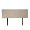 Linen Fabric Double Bed Headboard Bedhead – Beige