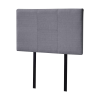 Linen Fabric Single Bed Headboard Bedhead – Grey