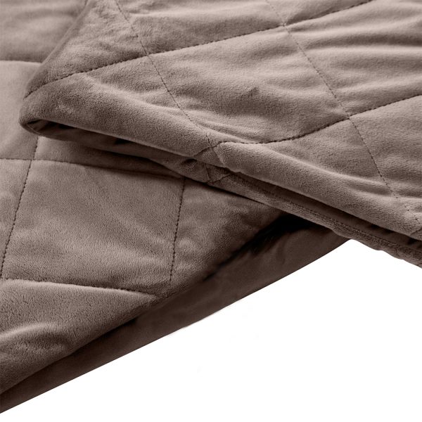 9KG Anti Anxiety Weighted Blanket Gravity Blankets Mink Colour