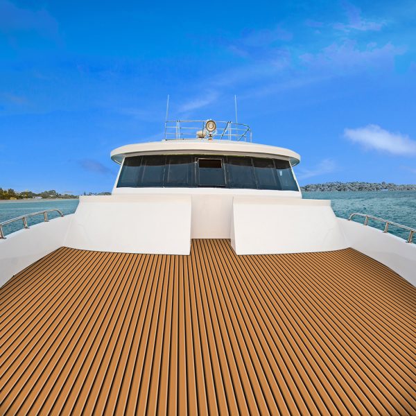 Boat Matting EVA Foam Marine Carpet Yacht Decking Flooring Roll 90x240cm Grey