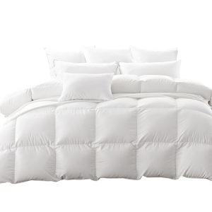 500GSM All Season Goose Down Feather Filling Duvet in Super King Size