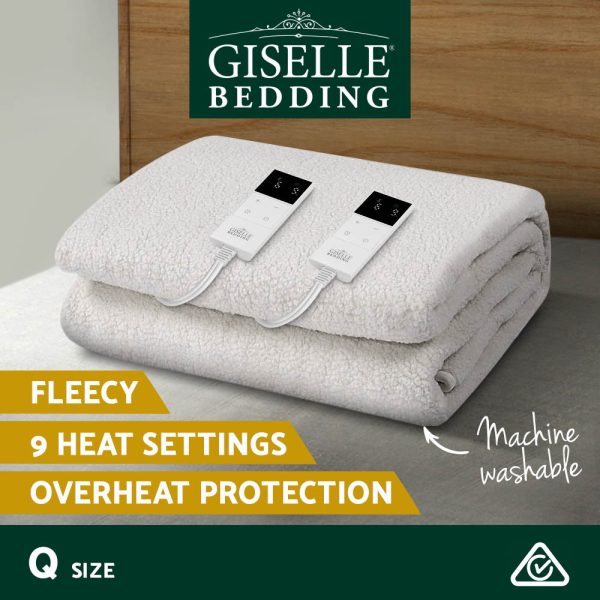 Bedding Queen Size Electric Blanket Fleece