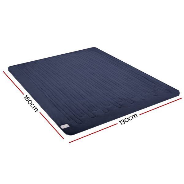 Bedding Electric Throw Blanket – Navy Blue