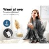 Bedding Electric Throw Blanket – Silver