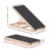 Dog Ramp 70cm Adjustable Height Wooden Steps Stairs For Bed Sofa Car Foldable