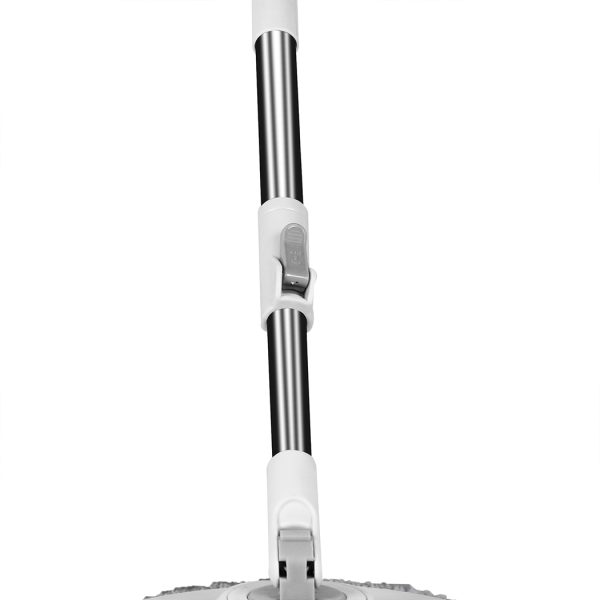 Spin Mop and Bucket Set Dry Wet 360? Rotating Floor Cleaning 2 Heads