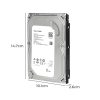 1TB Hard Drive For Security Camera Wireless System CCTV 10.1×2.6×14.7cm