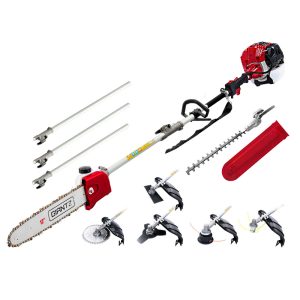 65cc Petrol Pole Chainsaw Pruners 2 Stroke Long Chainsaws Hedge trimmer Brush Cutter Chain Saw Whipper Snipper Multi Tool