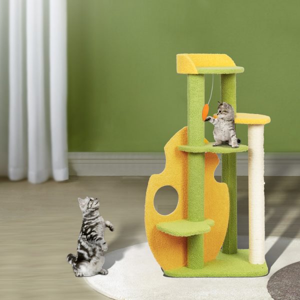 Cat Tree Kitten Furniture Condo Scratching Post Scratcher Multi-Level