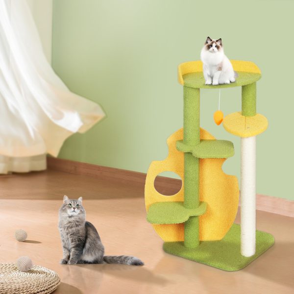 Cat Tree Kitten Furniture Condo Scratching Post Scratcher Multi-Level