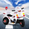 Kids Ride On Motorbike Motorcycle Car Toys White
