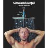 WELS 9” Rain Shower Head Set Round Handheld High Pressure Wall – Black, 9” Round Shower Head + Shower Mixer
