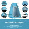 Pop-up Shower Tent Camping Outdoor Toilet Privacy Change Room Blue