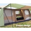 Camping Tent 10 Person Instant Up Tents Outdoor Family Hiking 3 Rooms