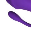 Vibrator Plug USB G-Spot Vibrating Egg Dildo Unisex Female Sex Toy Purple