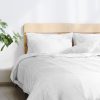 Royal Comfort Bamboo Blend Quilt 250GSM Luxury  Duvet 100% Cotton Cover – Single – White