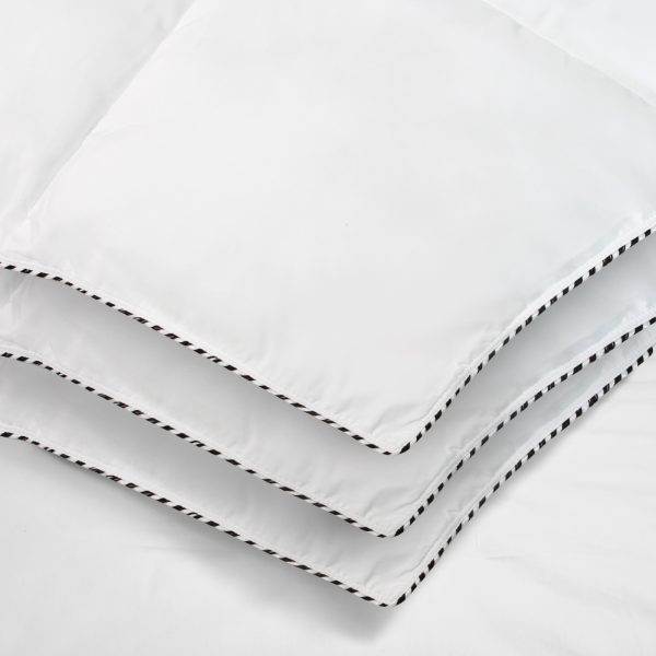 Royal Comfort Bamboo Blend Quilt 250GSM Luxury  Duvet 100% Cotton Cover – Single – White