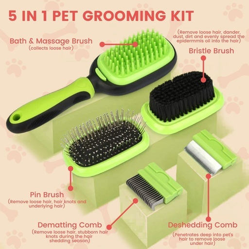 5in1 Pet Grooming Set
