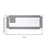 90CM Height Adjustable Folding Kids Safety Bed Rail (180X90CM Single Side 1 PCS, Grey) GO-SBR-101-JL