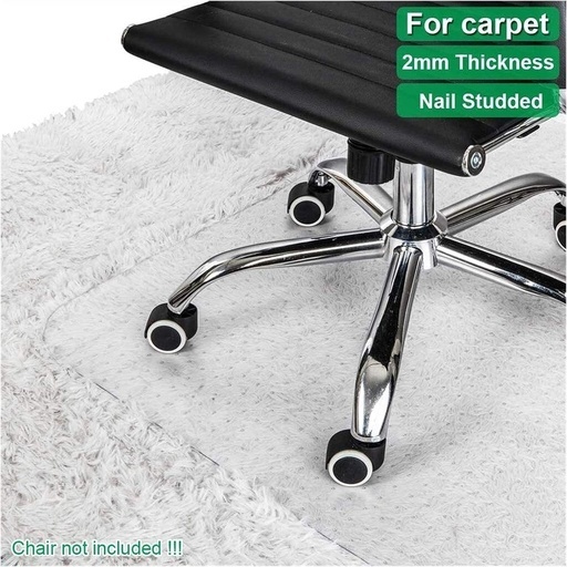 PVC Chair Mat Floor Carpet (135x114cm)