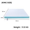 Dual Layer Mattress Topper 2 inch with Gel Infused (King)
