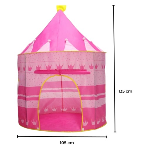 Kids 12 Crowns Tent (Pink)